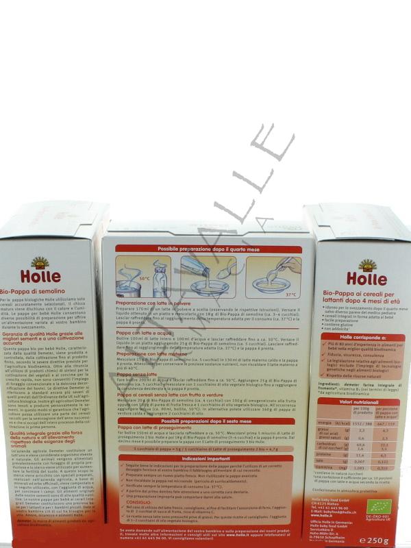 Holle bio pappa semolino a € 3,98 su Altavalle Farmacia