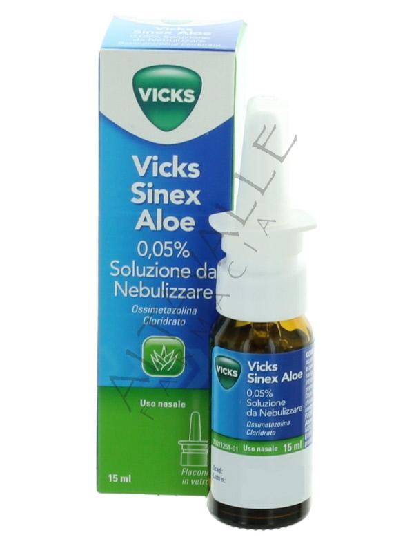 Vicks Sinex Aloe Nebulizzatore Nasale 15 ml - Pharmabaik