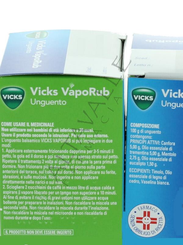 Vicks vaporub unguento 100 a € 9,43 su Altavalle Farmacia