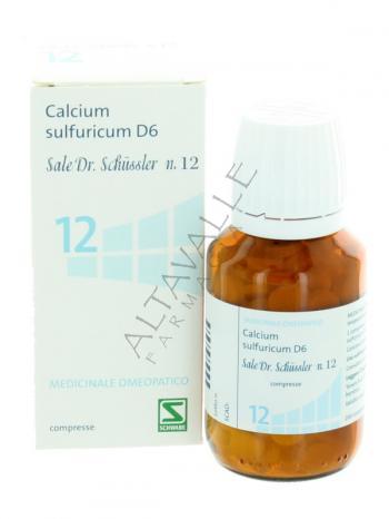 SALE DI SCHUSSLER 12 CALCIUM SULFURICUM D6