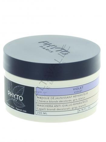 Phyto Violet Maschera Antigiallo per Capelli Decolorati 200 ml